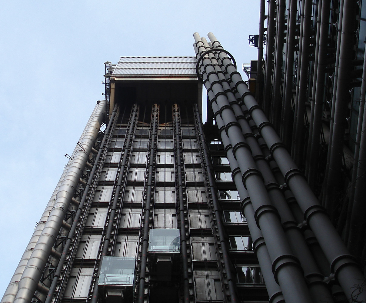 Lloyds Building Elevator London Uk