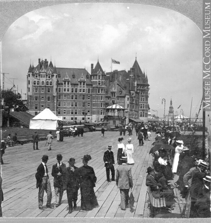 Dufferin Terrace and Chateau Frontenac, 1908
