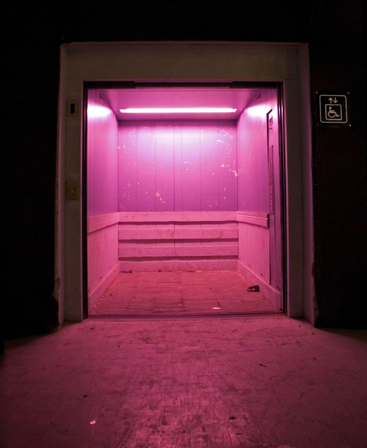 Pink Freight Elevator