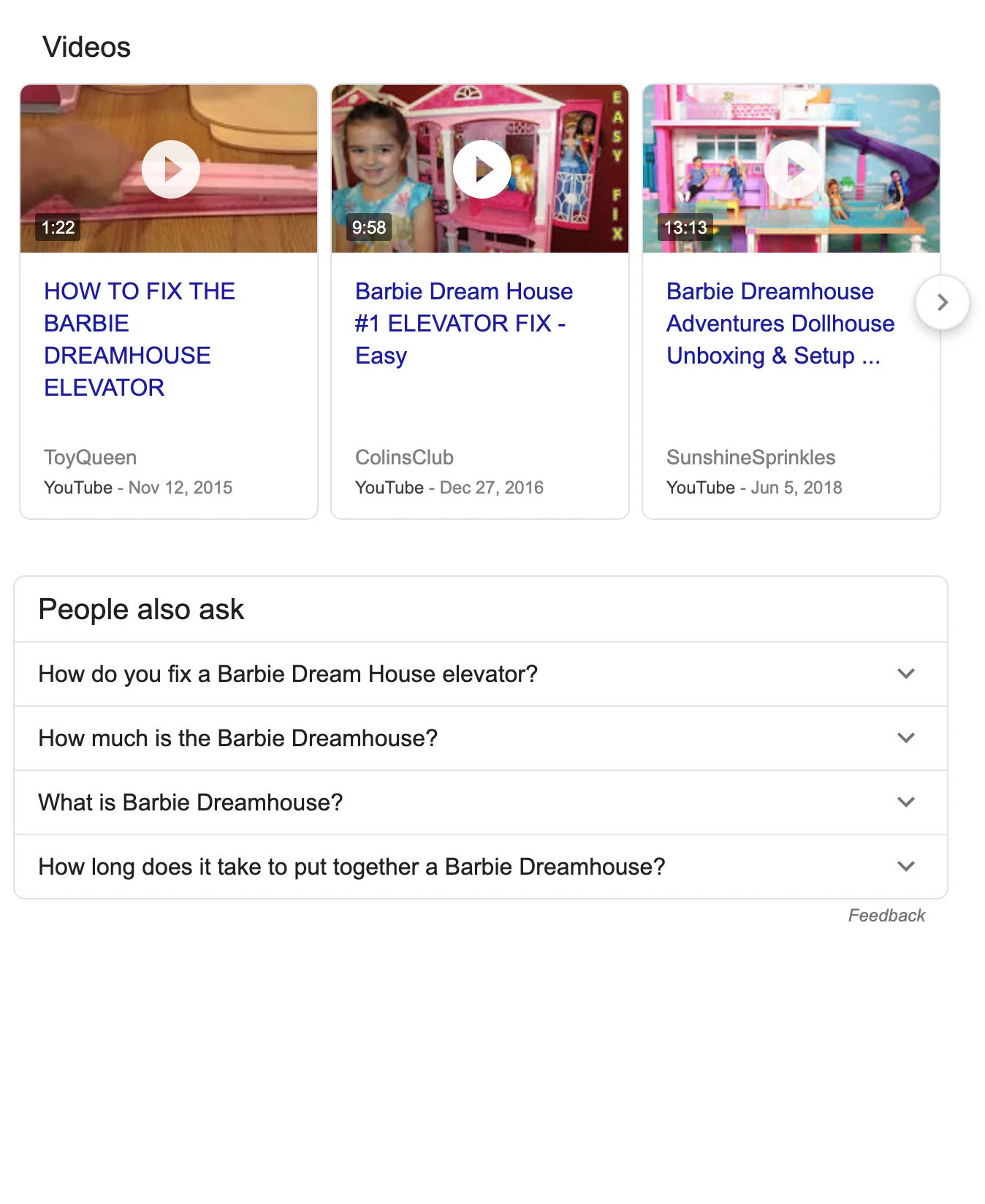 barbie dream house elevator fix