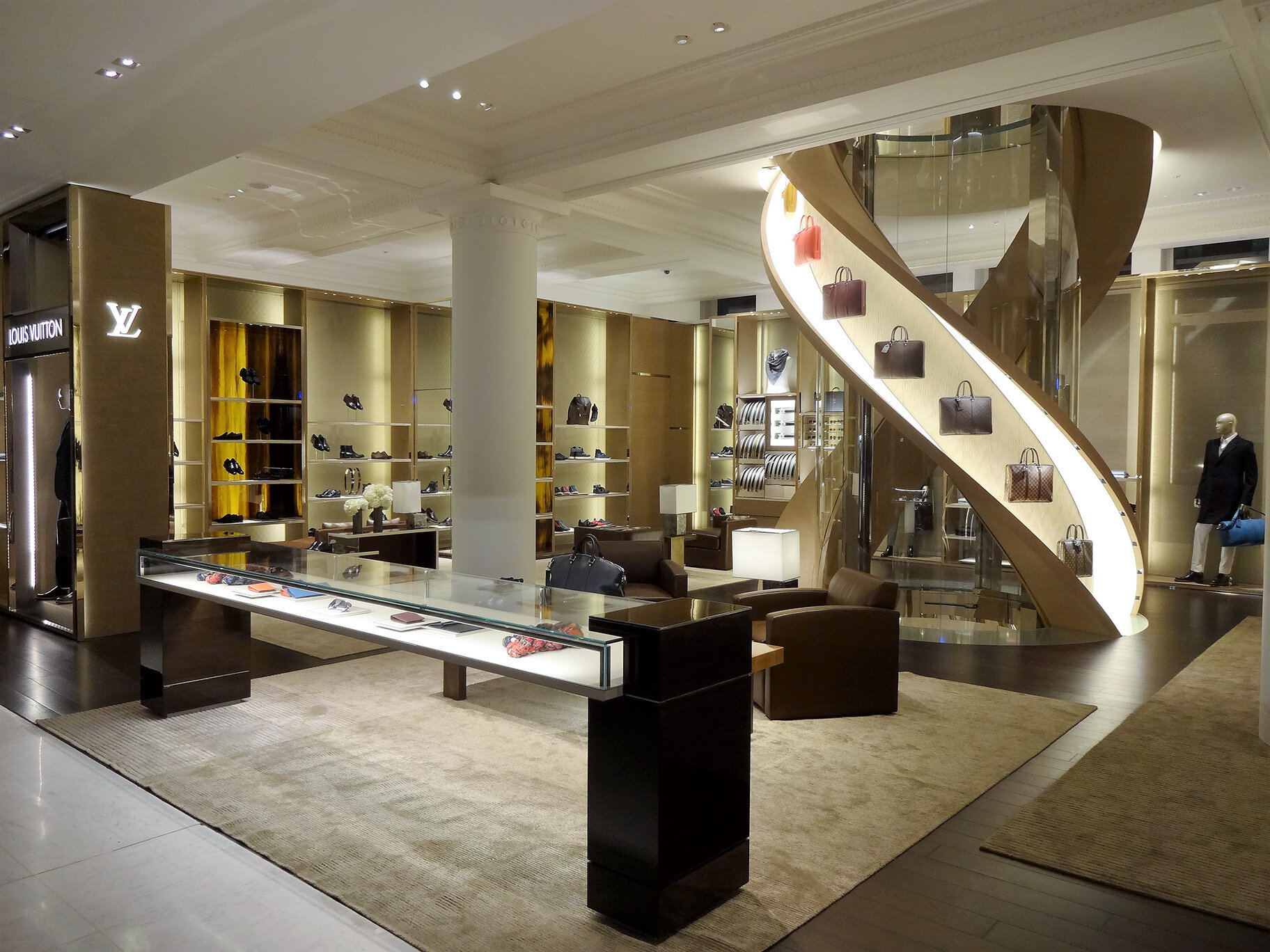 vuitton store interior design