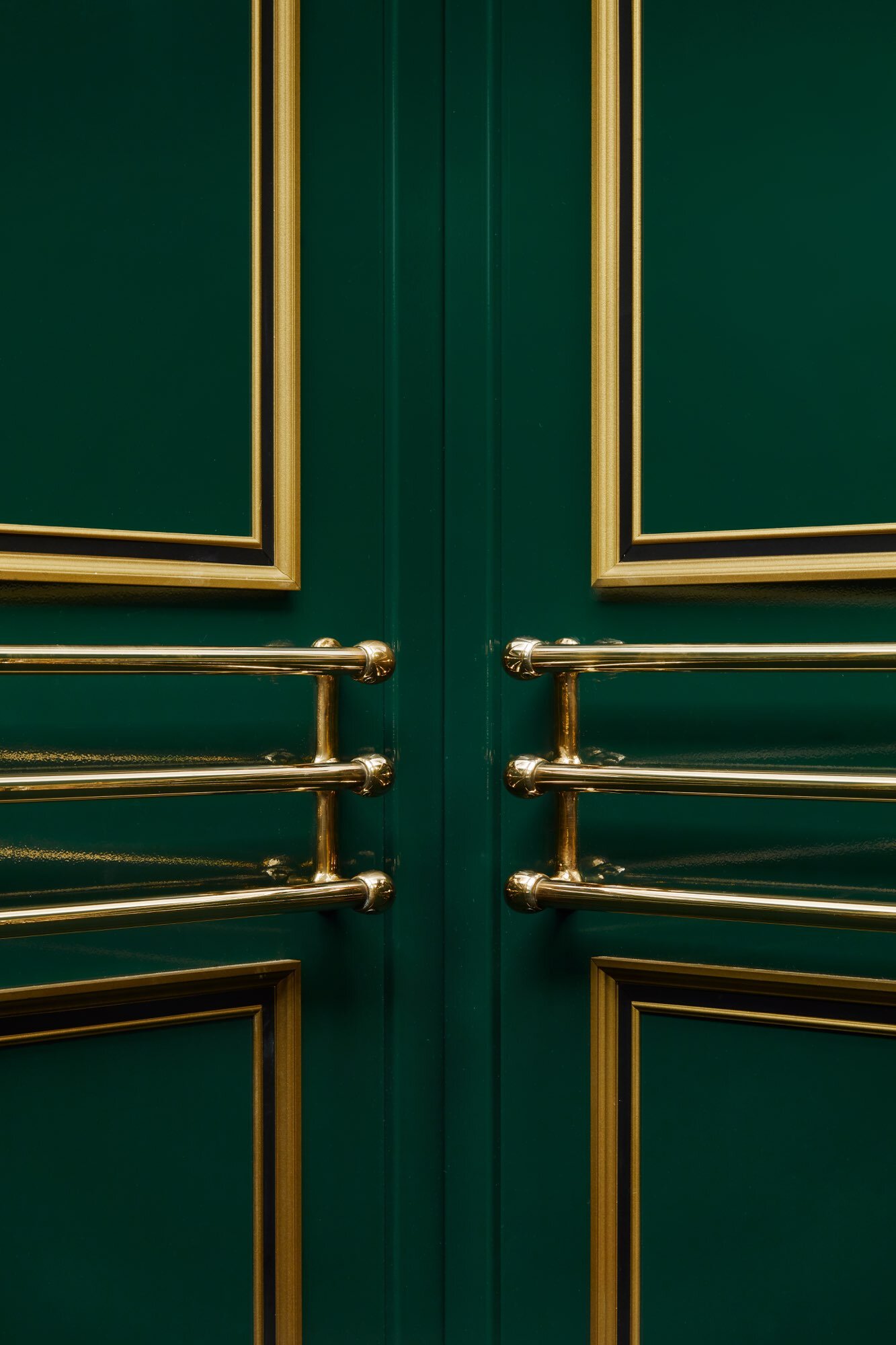 Green and Gold Elevator Cab Interior.jpg