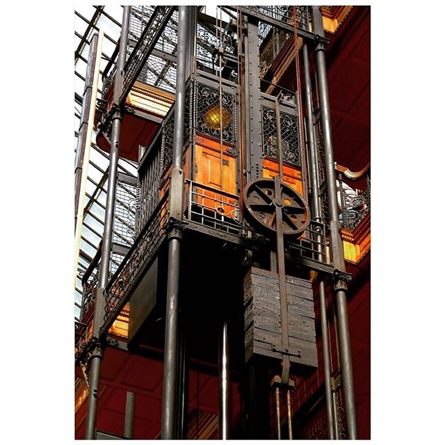 The Bradbury Building is an architectural landmark located at 304 South Broadway at West 3rd Street in downtown Los Angeles, California. Built in 1893, the five-story office building is best known for its extraordinary skylit atrium of access walkway