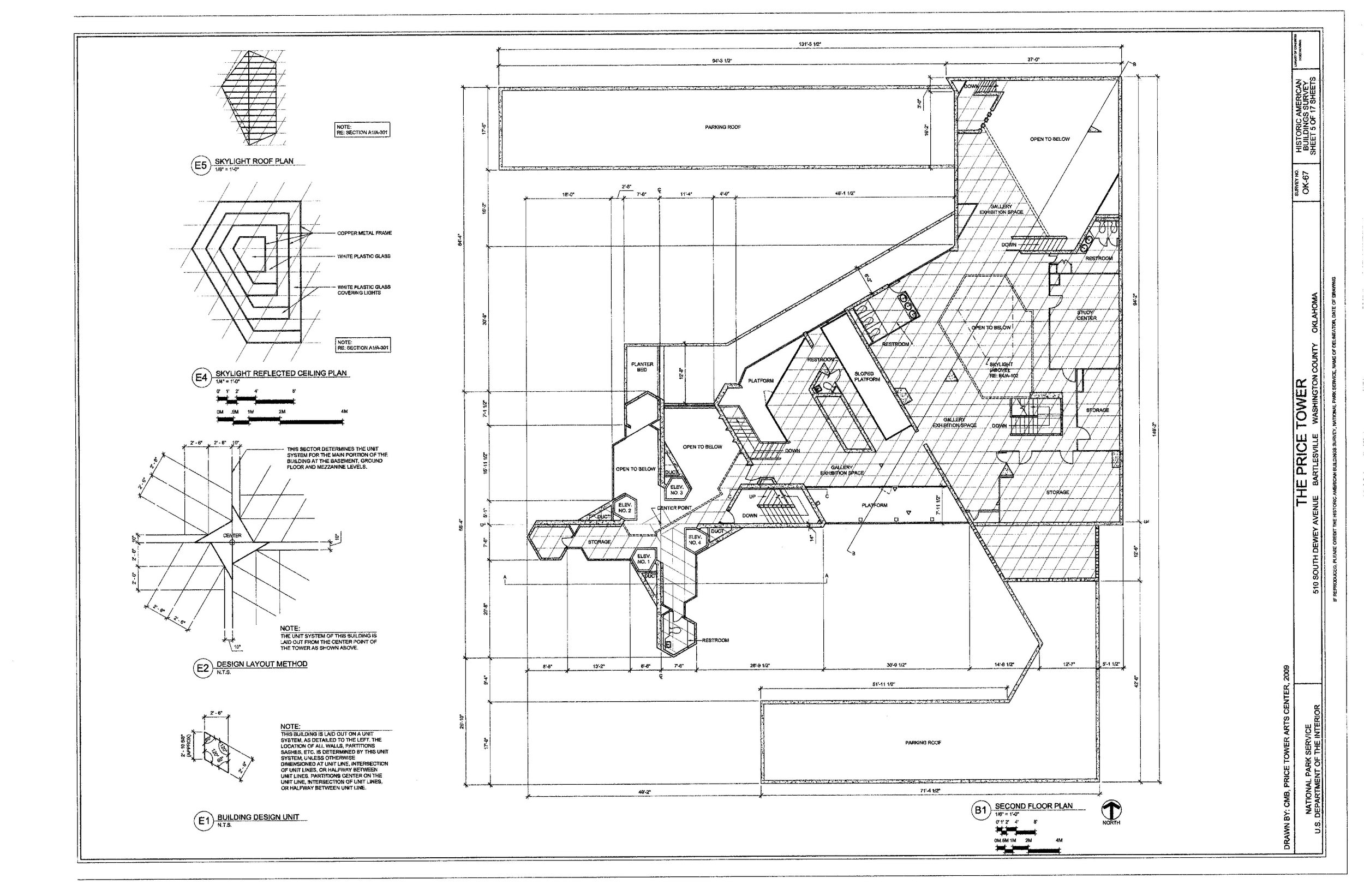 2n Second_Floor_Plan_-_Price_Tower,_510_South_Dewey_Avenue,_Bartlesville,_Washington_County,_OK_HABS_OK-67_(sheet_5_of_17).jpg