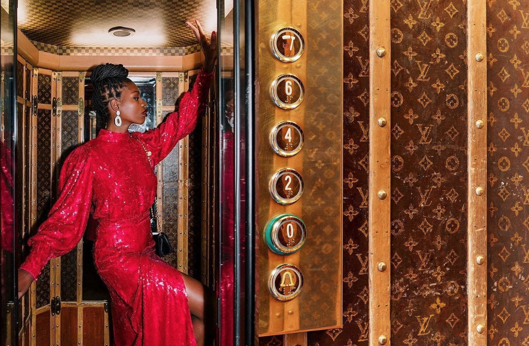 Louis Vuitton Elevator: A Tribute to the Art of Travel at Le