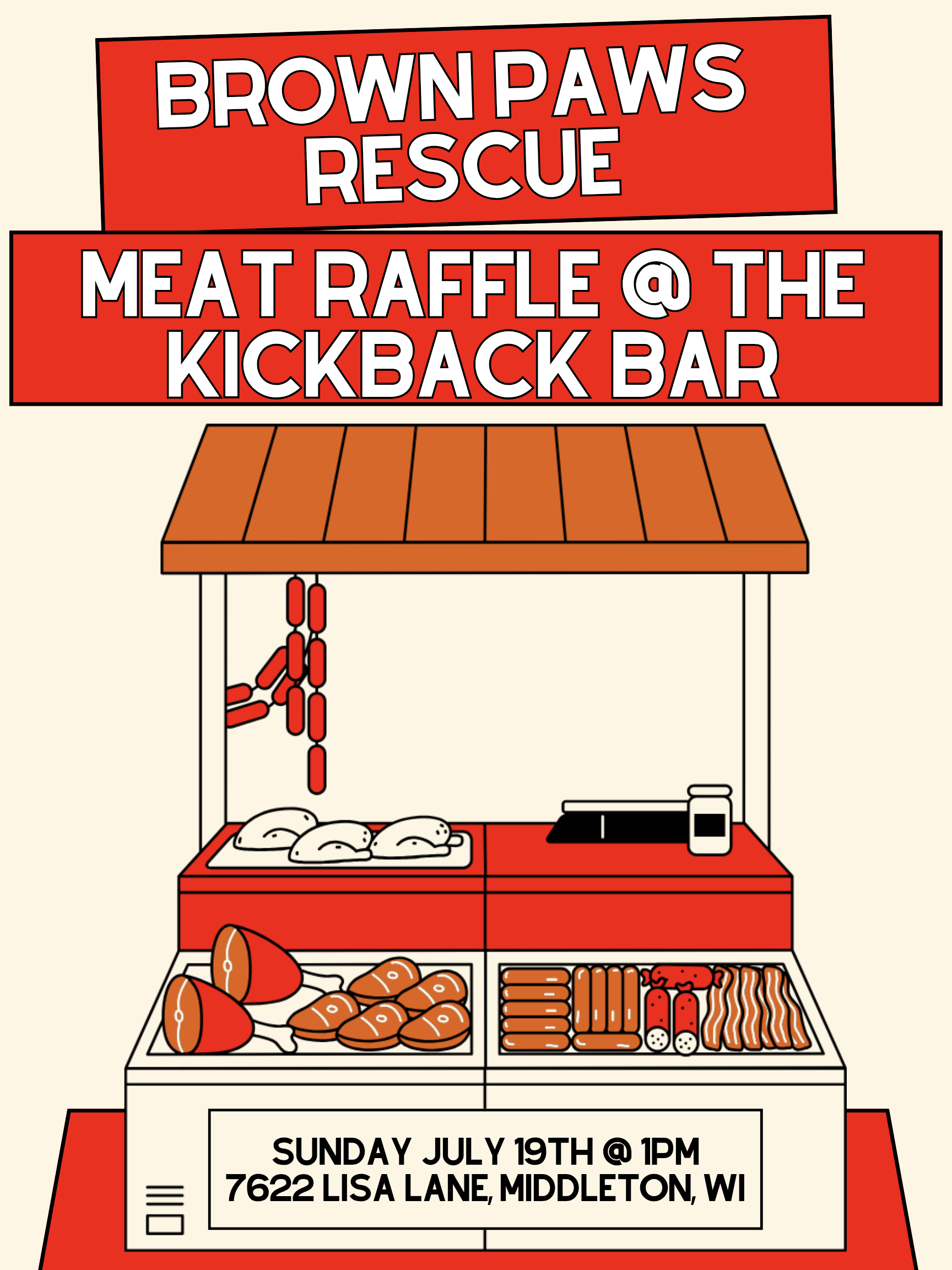 Kickback Bar Meat Raffle