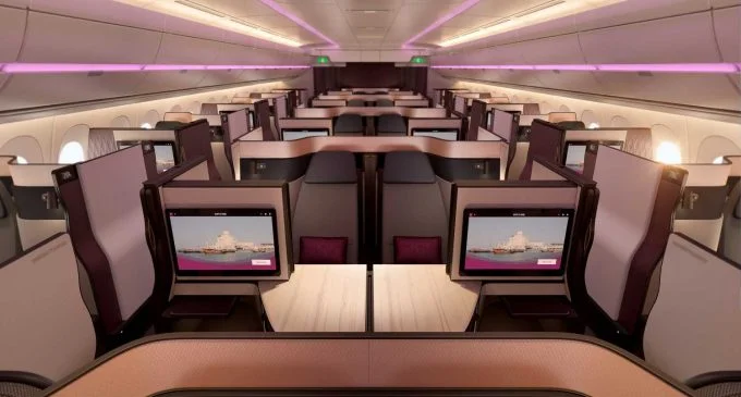 The Qatar Airways QSuite