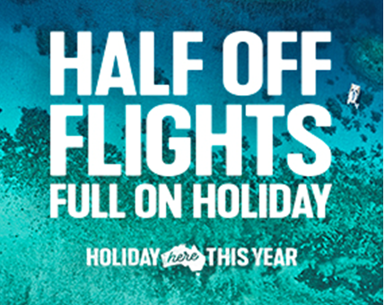 Book your 50% Off Airfare Through Sanford Travel!