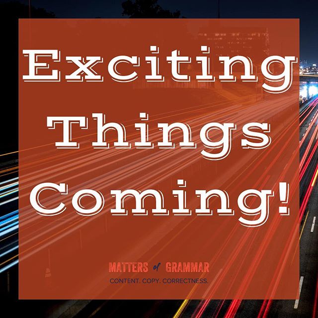 I&rsquo;ve had an idea and I&rsquo;m rolling with it. Stay tuned for some cool new offerings coming soon. .
.
.
#staytuned #excitingthingsahead #underconstruction #copywriting #doesgrammarmatter #killercopy