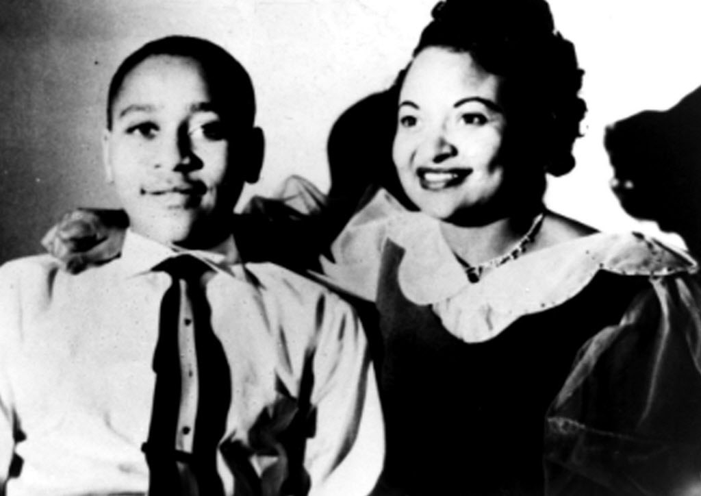 Emmett and his mother, Mamie