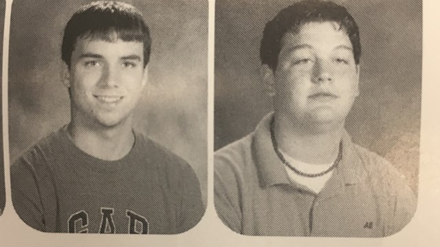 Ryan Duke and Bo Dukes high school yearbook photos