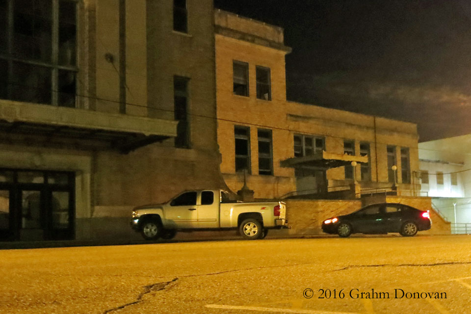 Police Station at Night