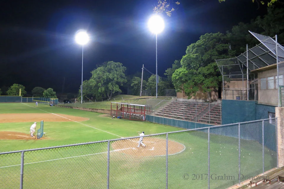 The baseball field from Dazed and Confused , as seen in May 2013 This doesn't match any view from the film, but provides a good overview of the field