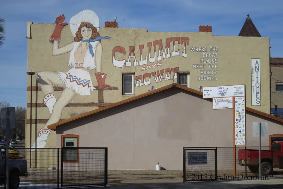 “Calumet Says Howdy”