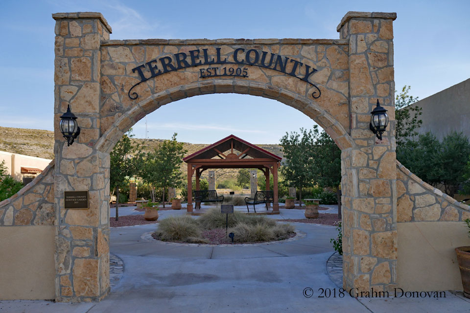 Terrell County Heritage Garden Entryway