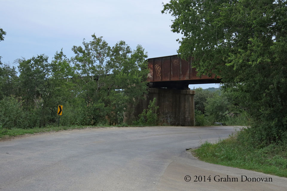 Low Hanging Railroad Bridge