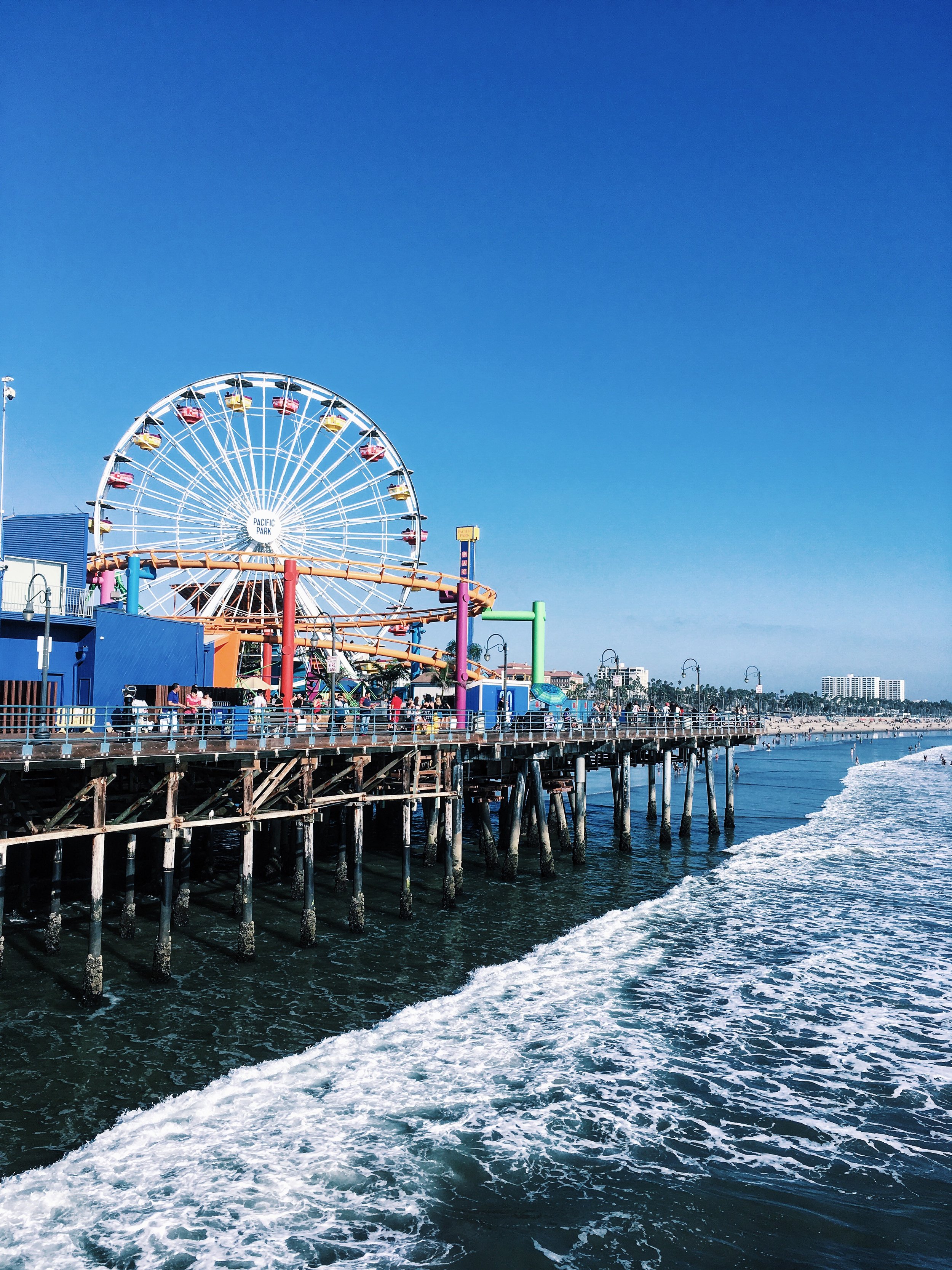 The Santa Monica Pier is one of the biggest and busiest piers I’ve personally ever visited but also one of the funnest. On the pier you can ride on the ferris wheel at the amusement park, Pacific Park. You can also go to the Santa Monica Aquarium and the historic Loff Hippodrome Carousel. 350 Santa Monica Pier, Santa Monica, 90401