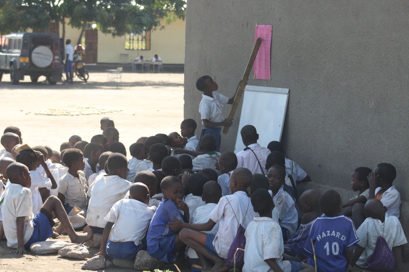 Pupils who happen to go to school, classrooms, books and chairs are not enough. We can do something to inspire children from villages adjacent reserves, whose income sources are just disturbed by predators and problem animals.