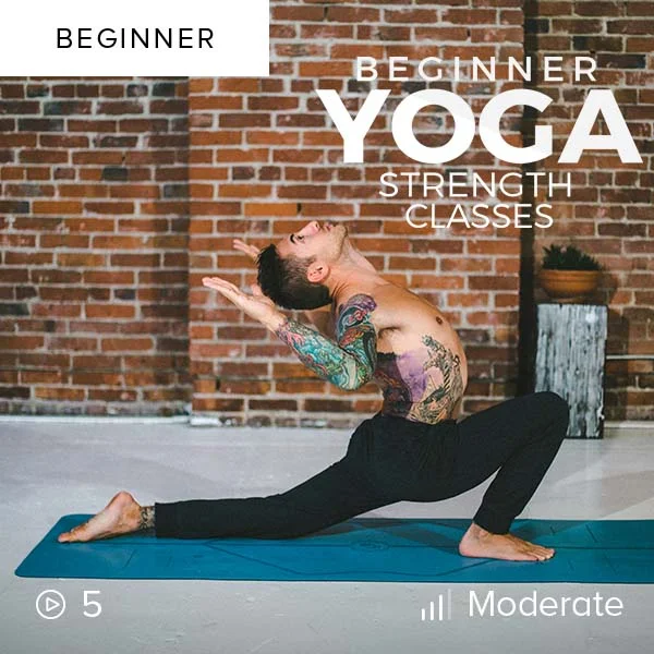 Beginner Yoga Strength Classes Grow your yoga practice by taking the skills and techniques from Yoga Strength Basics plan and plugging them in to 30-minute flows.
