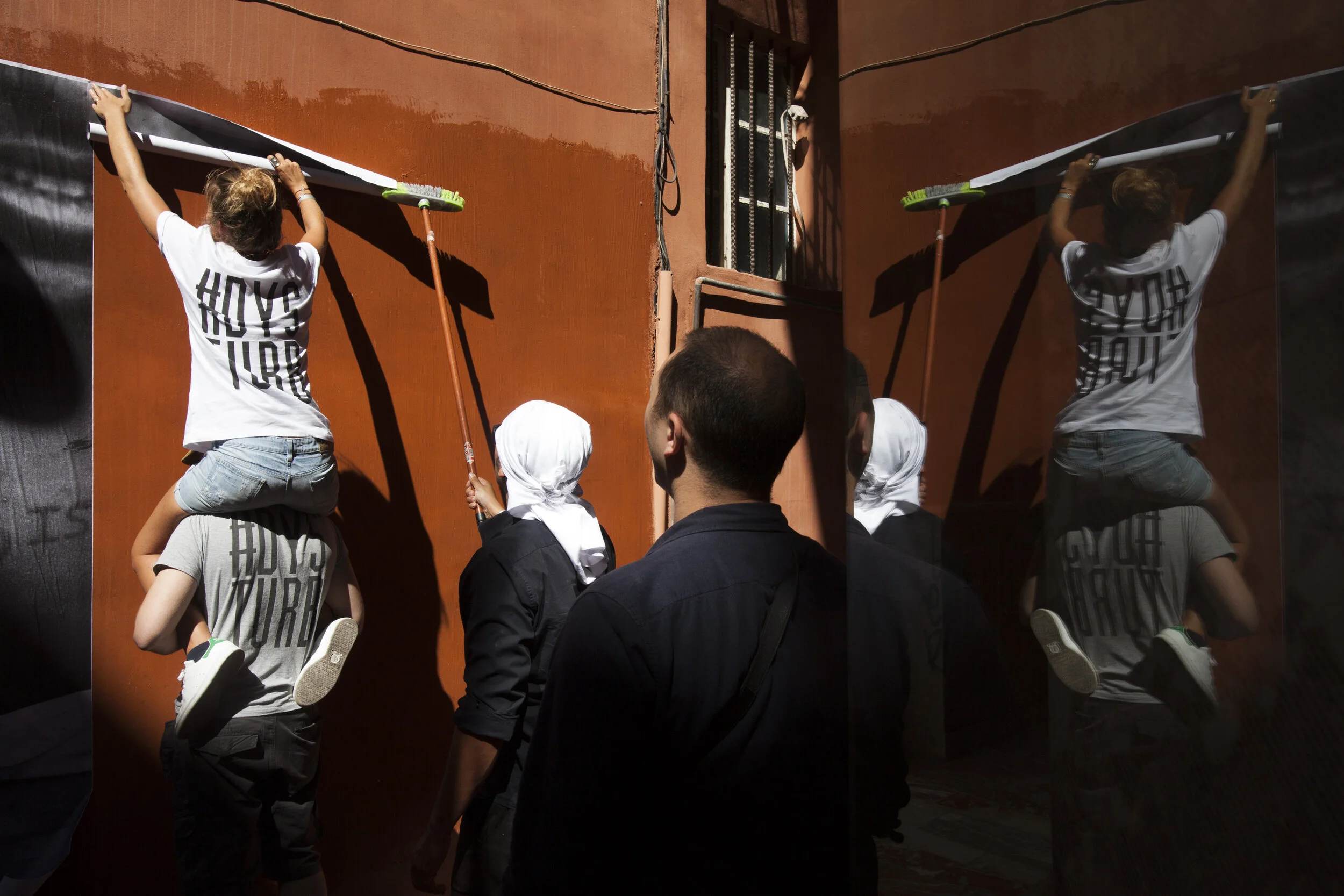  Perpignan, France. August 31st  2014.#DYSTURB @ Visa Pour L'image. 