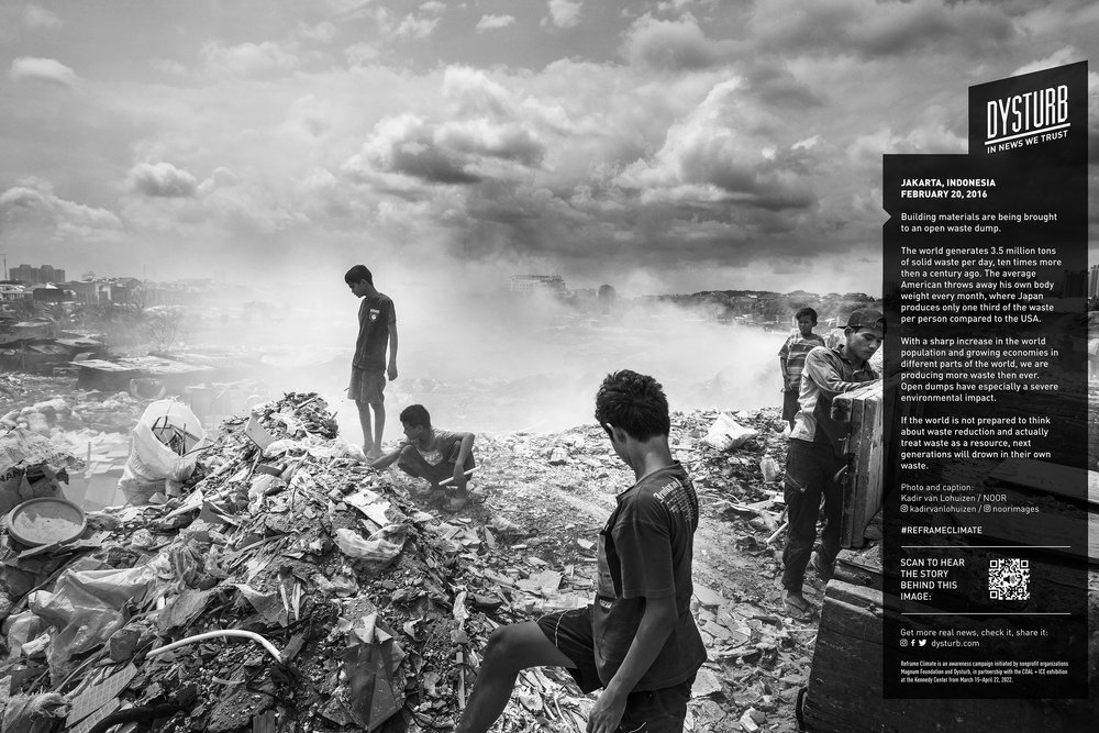  Indonesia, Jakarta, 20 February 2016A smaller waste dump in Eastern Jakarta. Many building materials are being brought here.Kadir van Lohuizen / NOOR 