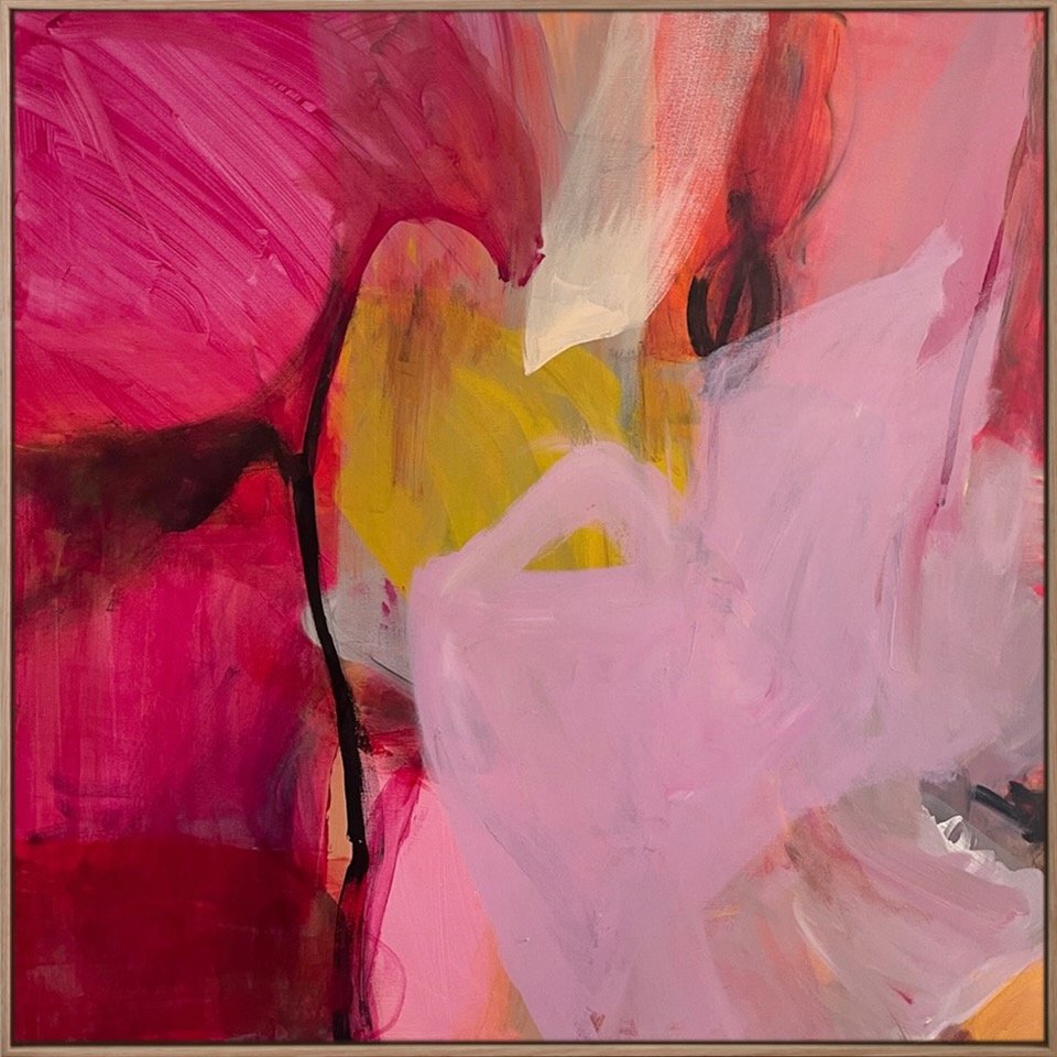 On fire - 103cm x 103cm 