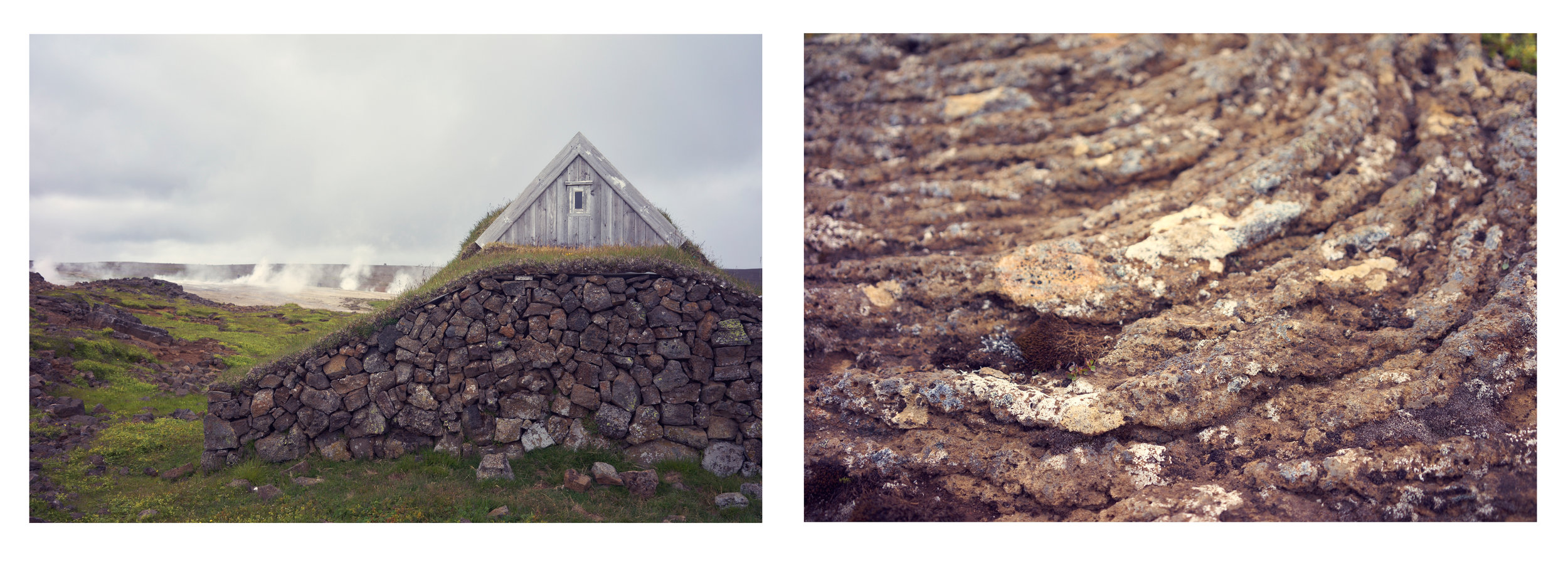  huts and lava flows 