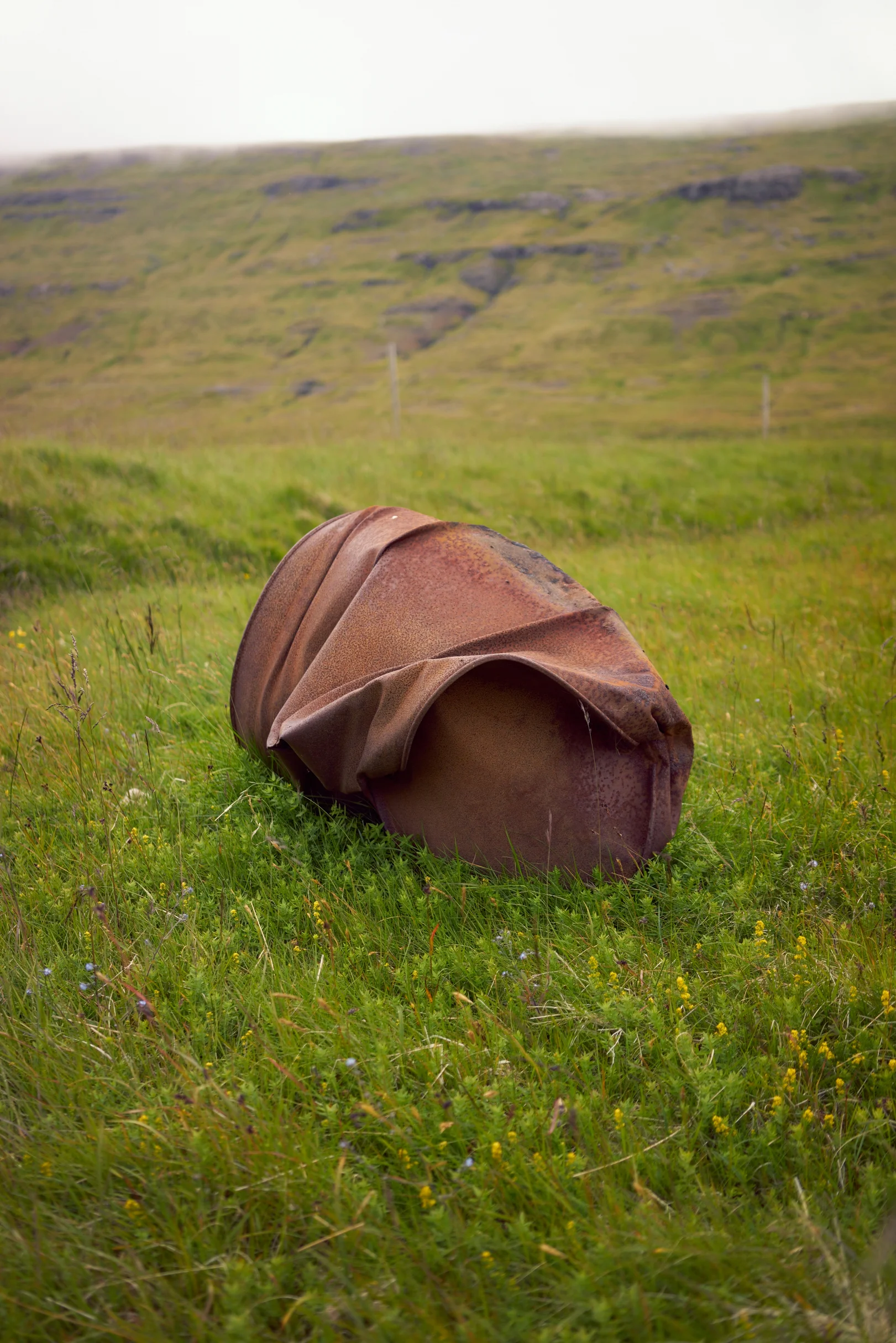 study of a crushed barrel 1