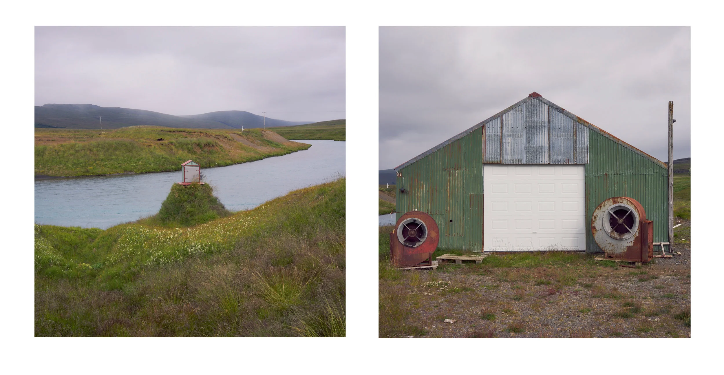two shacks