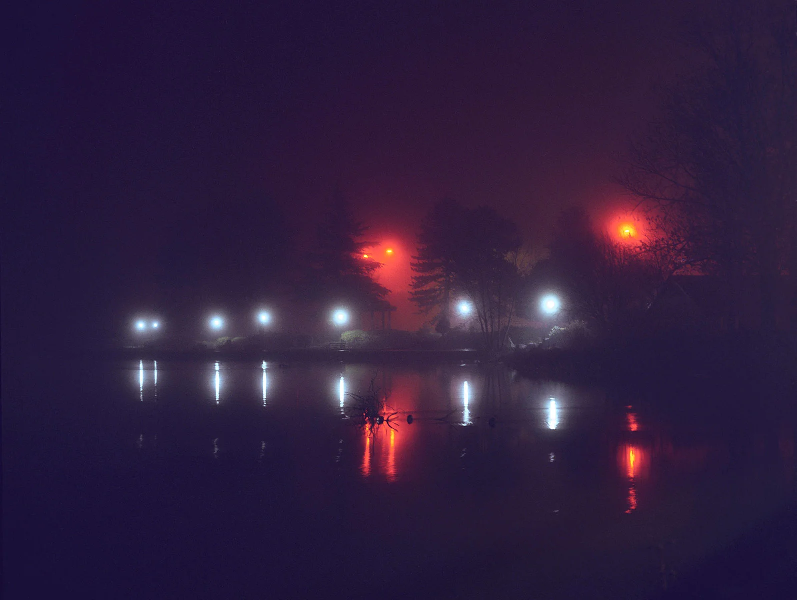 a misty night - c