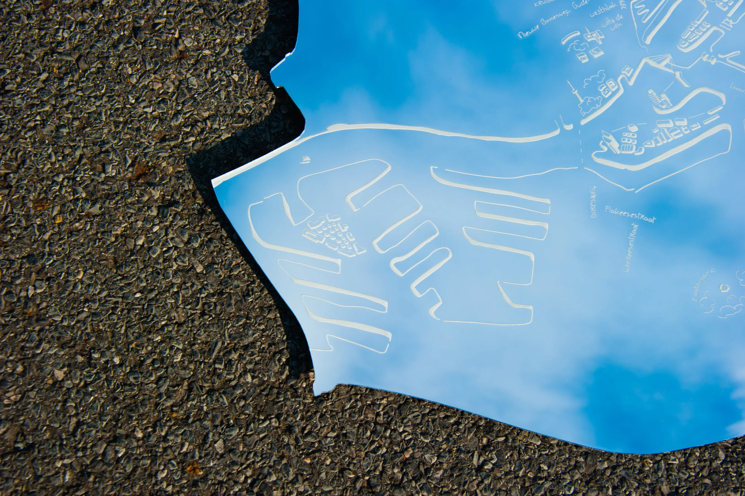 detail of the big mirror