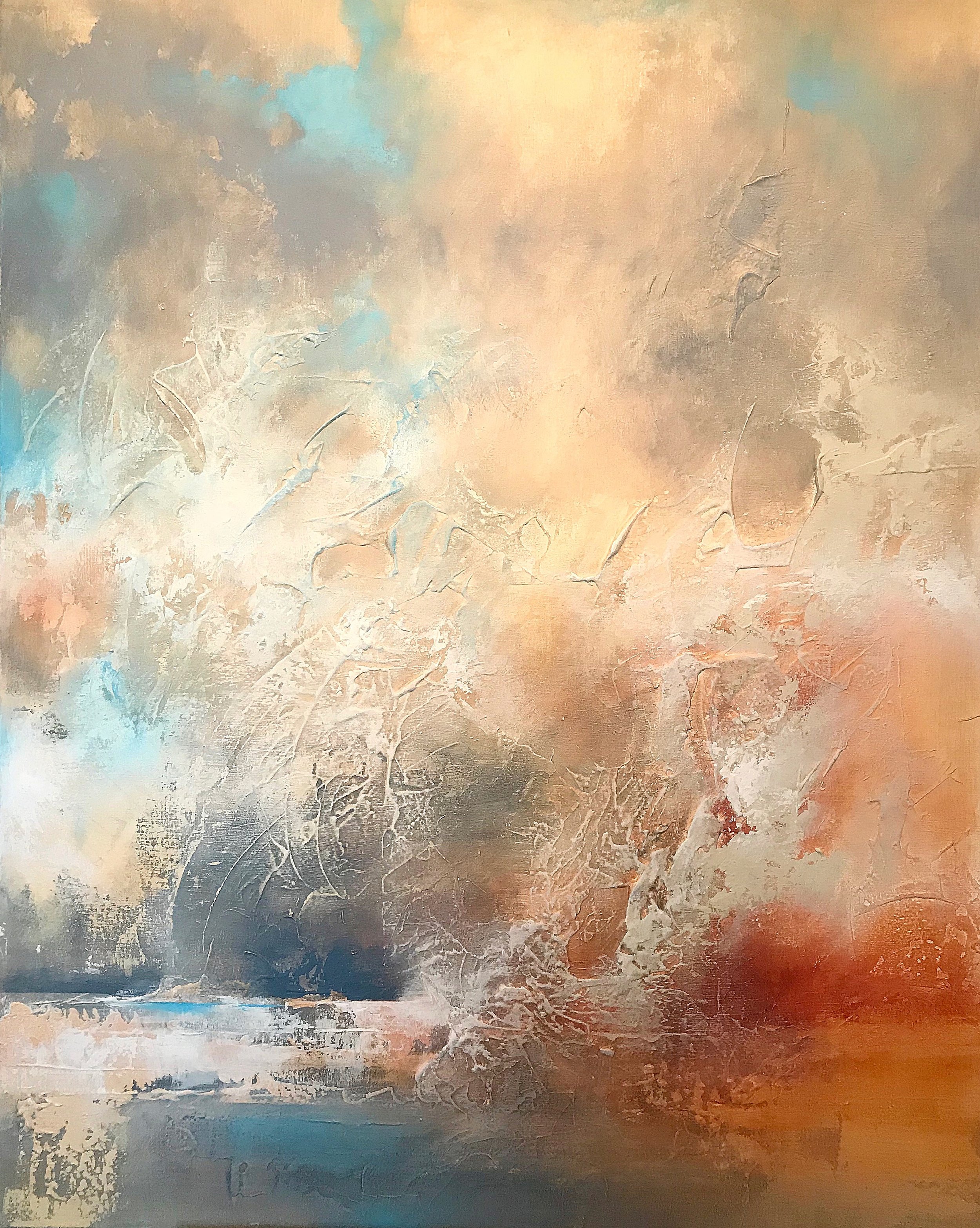 'Fiery Sea'   SOLD