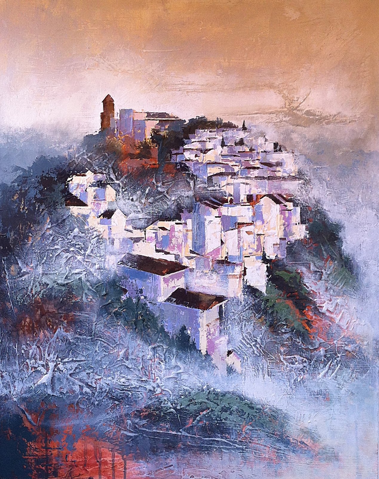 'Casares in the Clouds'   SOLD