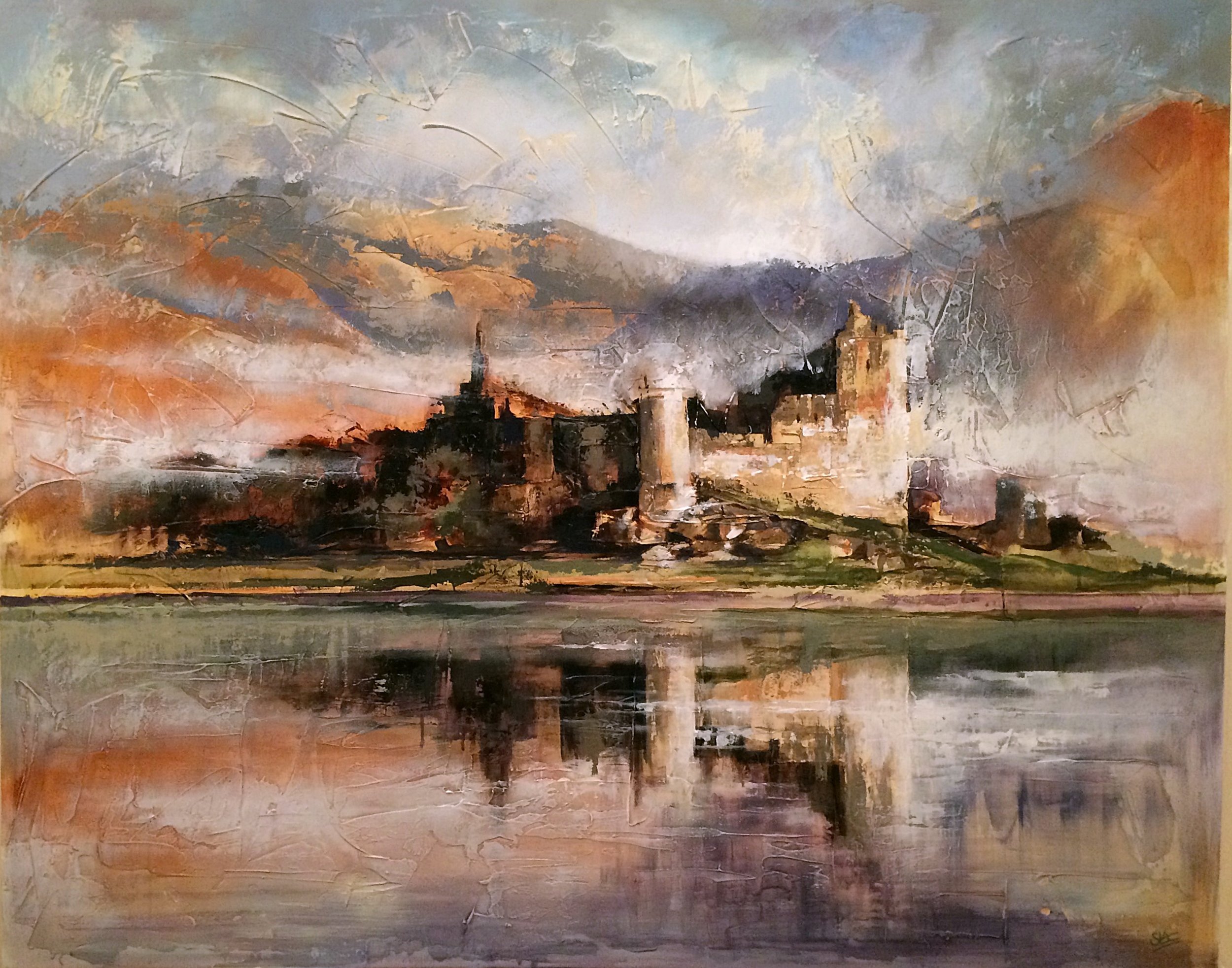'The Castle on the Lake'   COMMISSION