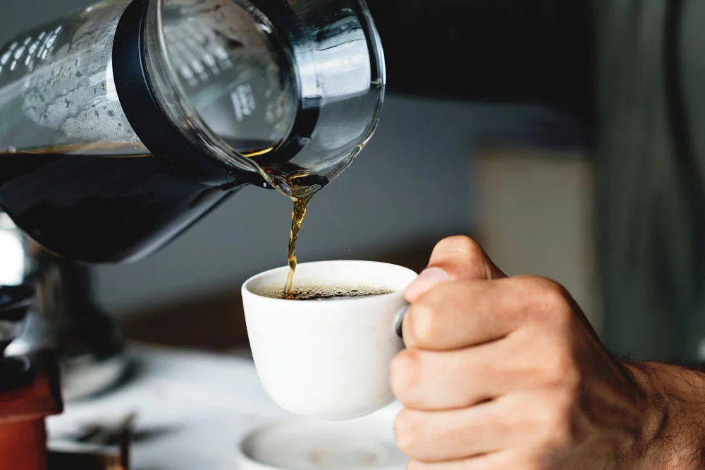 Morning coffee to boost productivity
