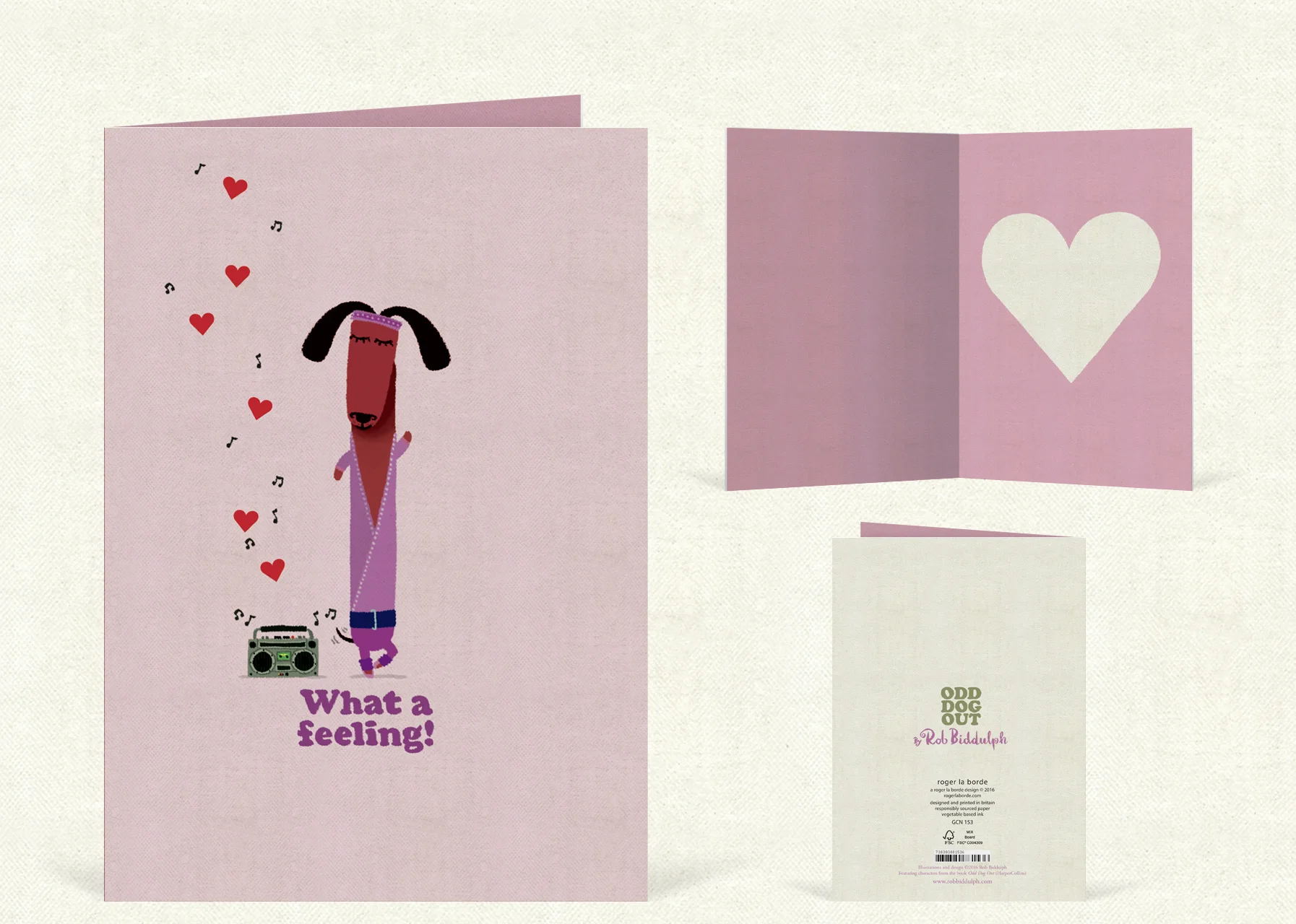 What A Feeling! (97mm x 147 mm). Click here to buy.