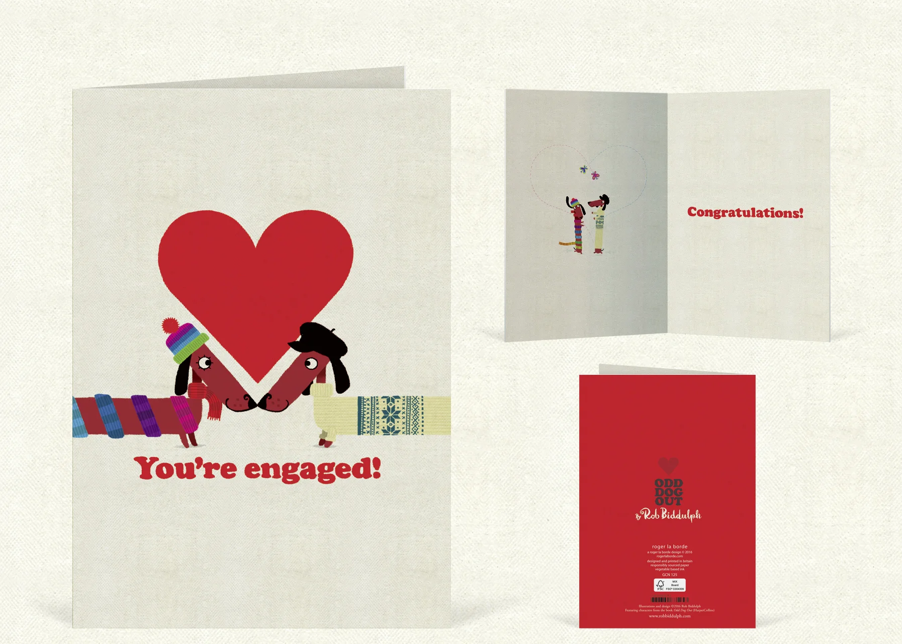 You're Engaged (97mm x 147 mm). Click here to buy.