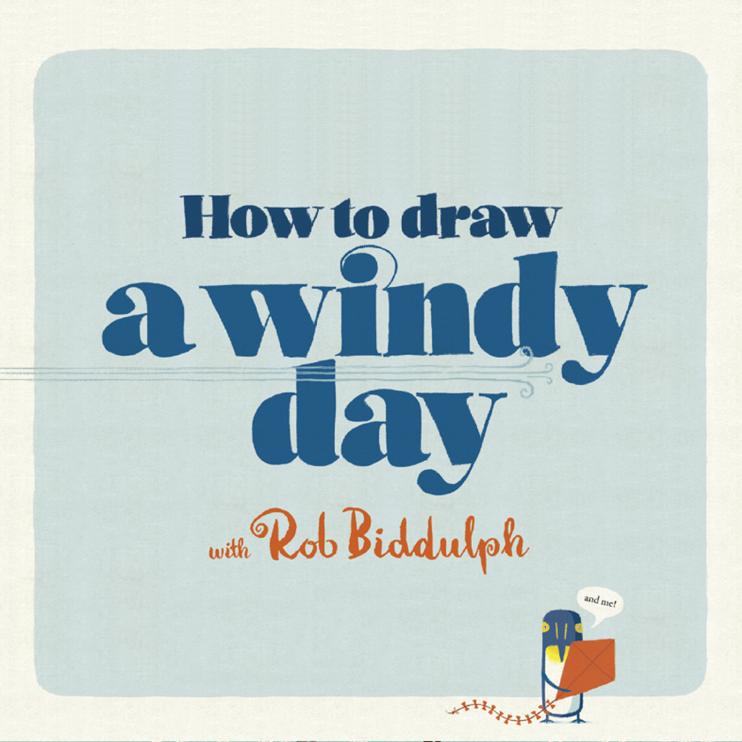 How to draw a windy day