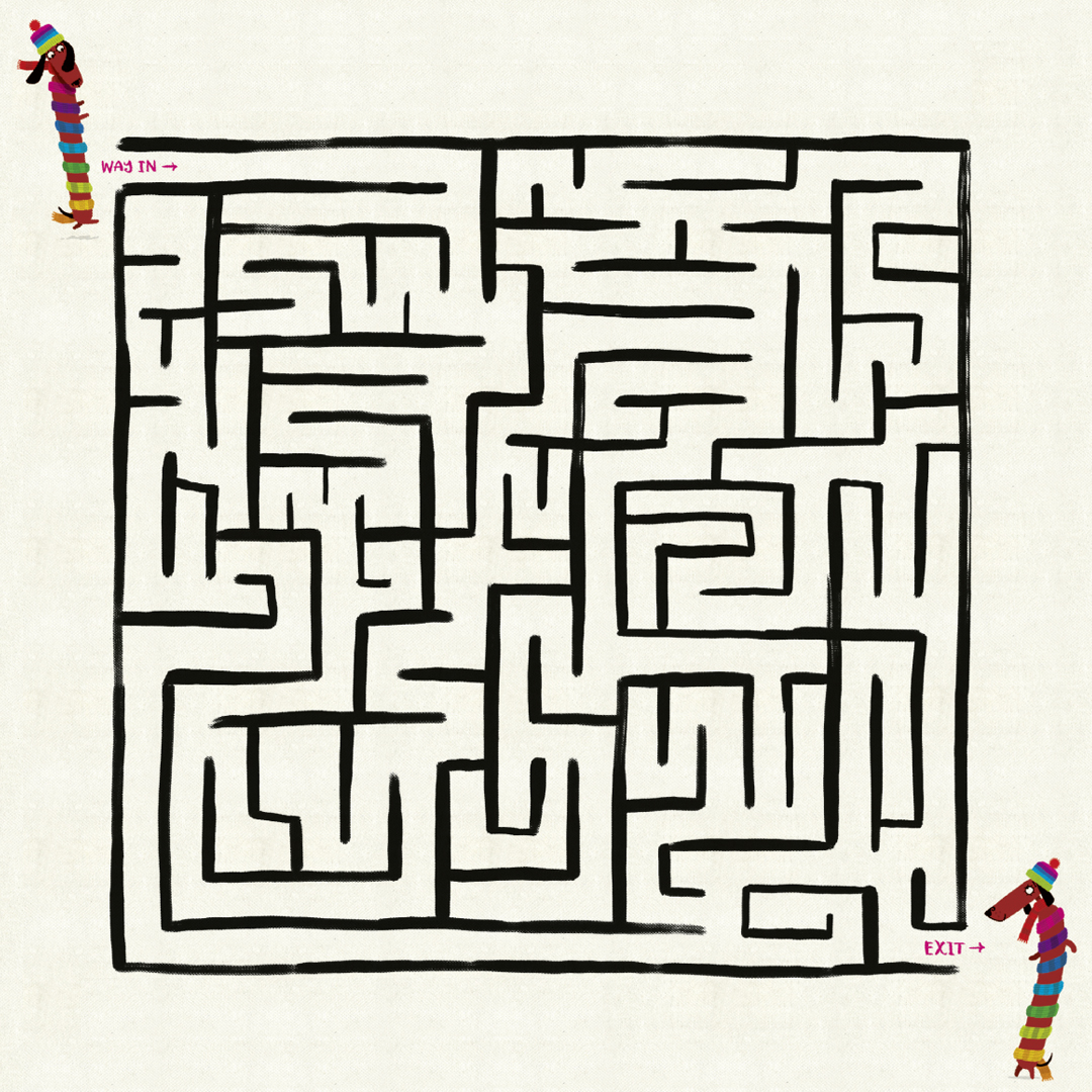 Odd Dog’s maze