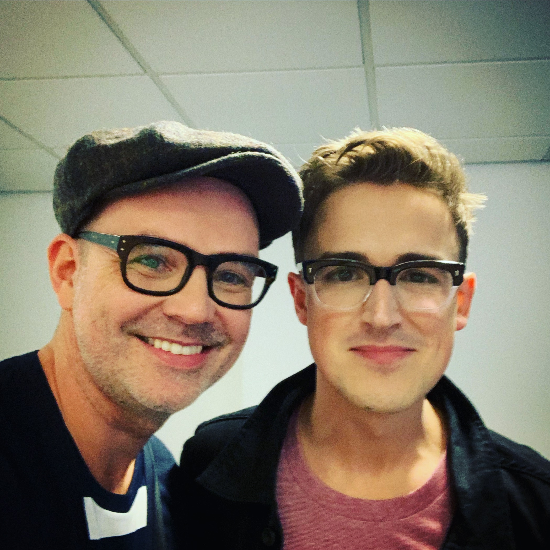 With Tom Fletcher at our World Book Day event