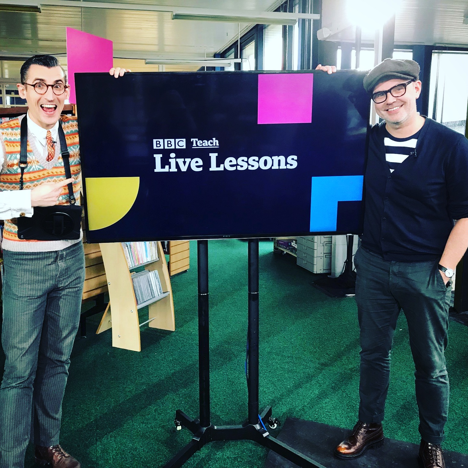 With Ben Shires ahead of our BBC Live Lessons broadcast