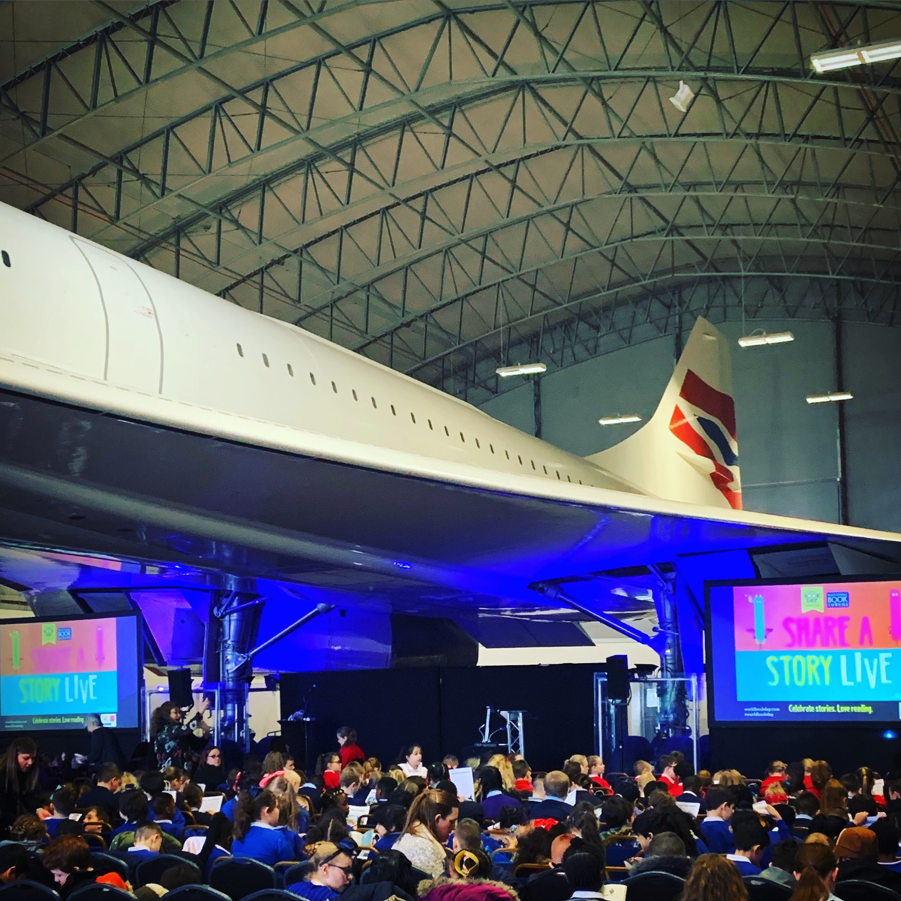 Underneath Concorde!