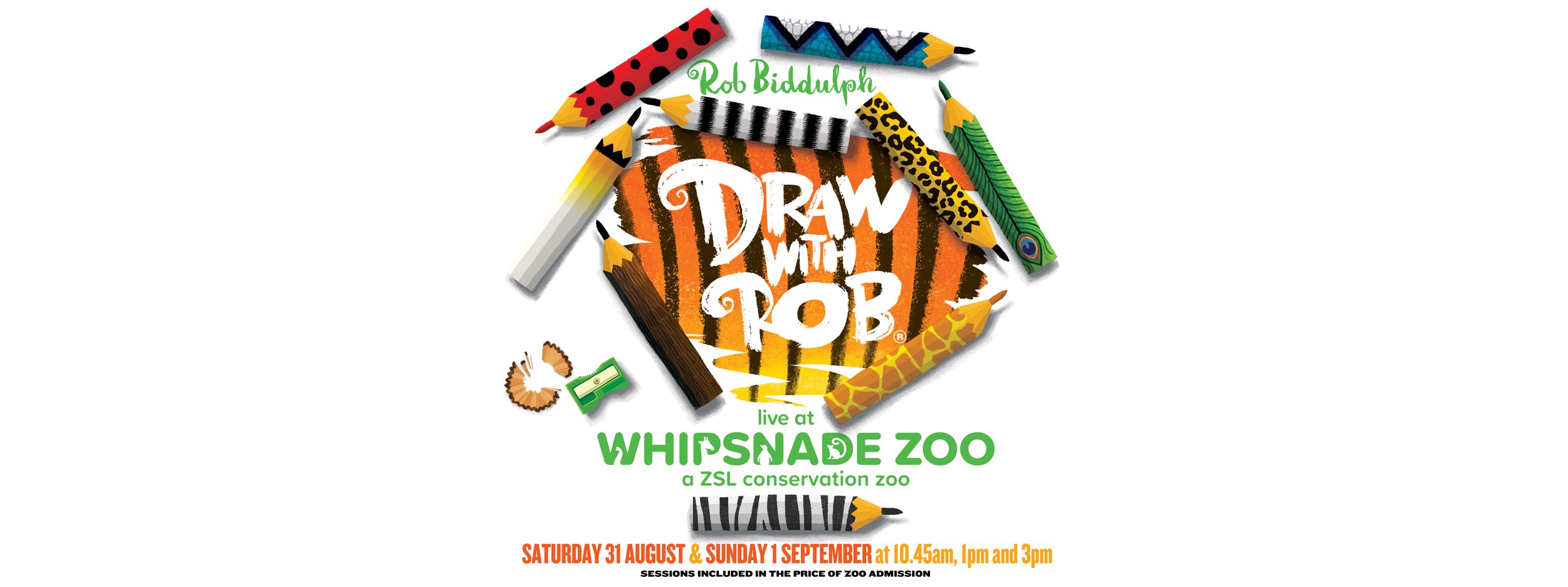 Draw With Rob at Whipsnade Zoo
