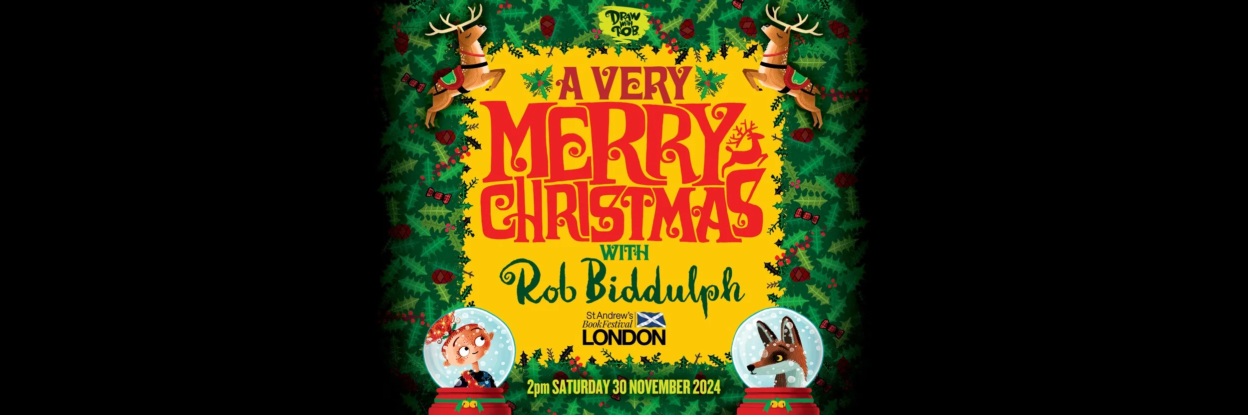 Christmas with Rob Biddulph at St Andrew's Book Festival in London