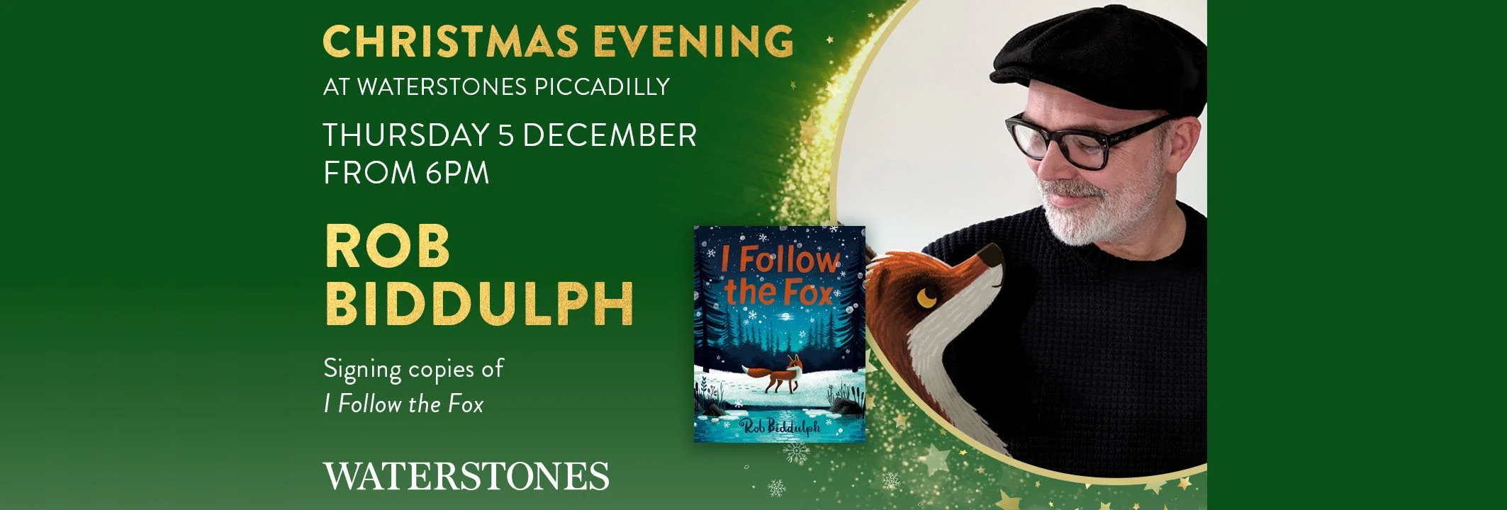 Rob Biddulph at Waterstones Piccadilly Christmas Evening, London