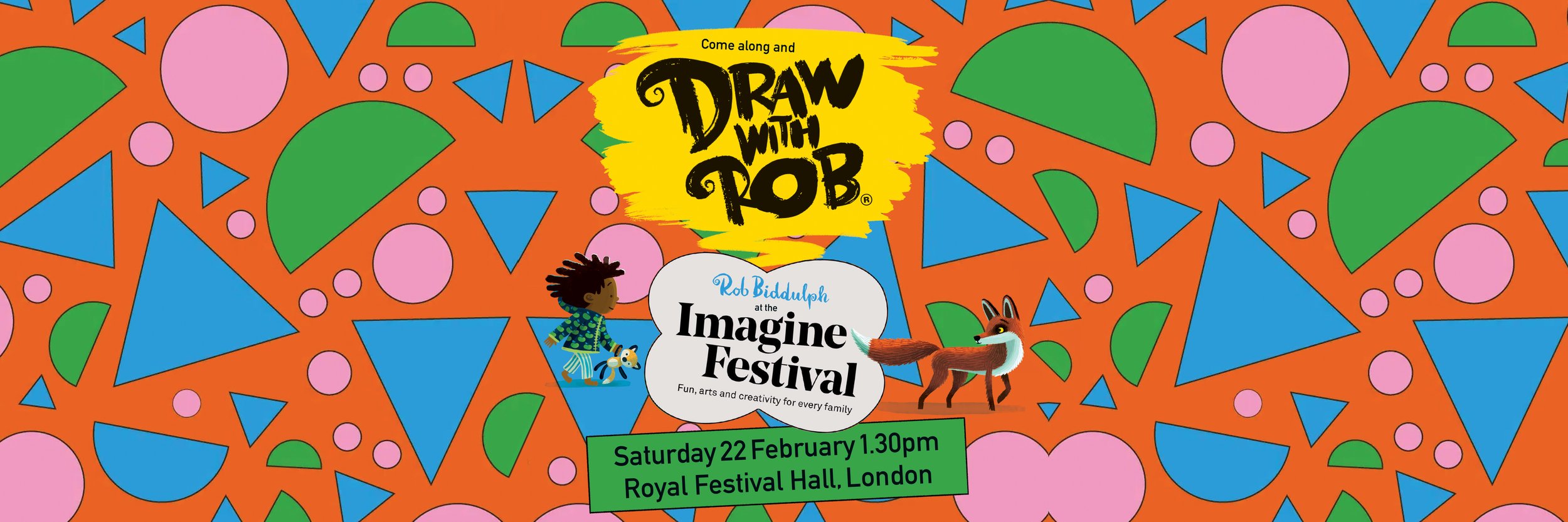 Rob Biddulph at the Imagine Festival, Royal Festival Hall, London
