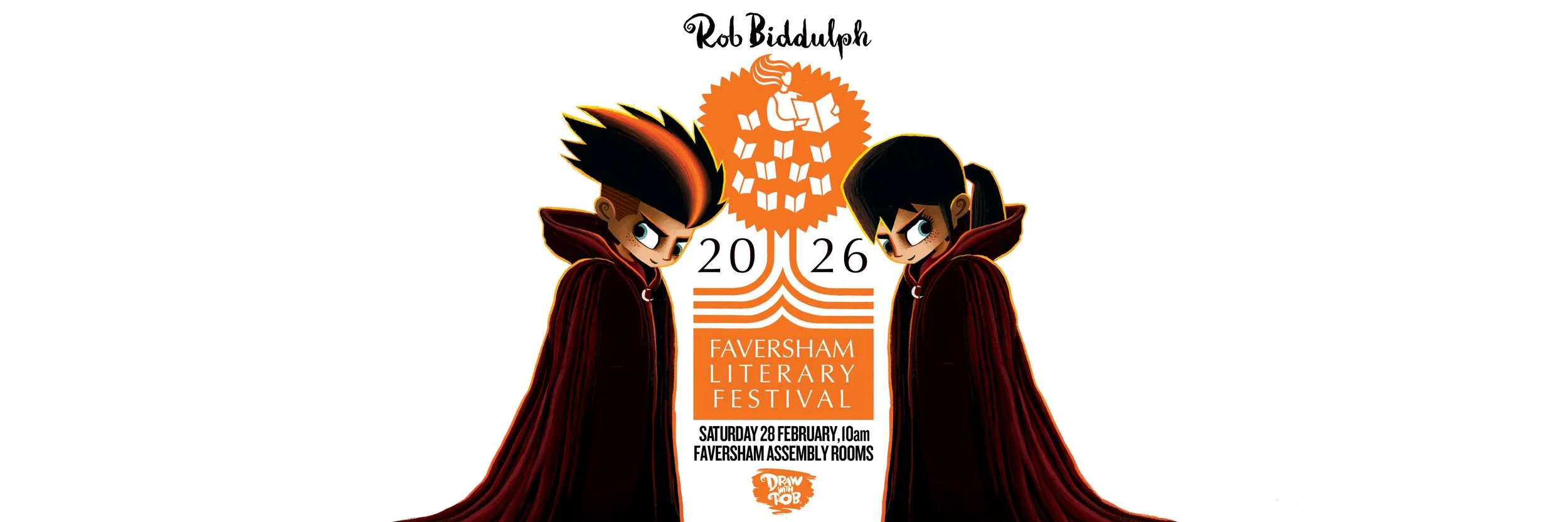 Rob Biddulph at the Faversham Literary Festival