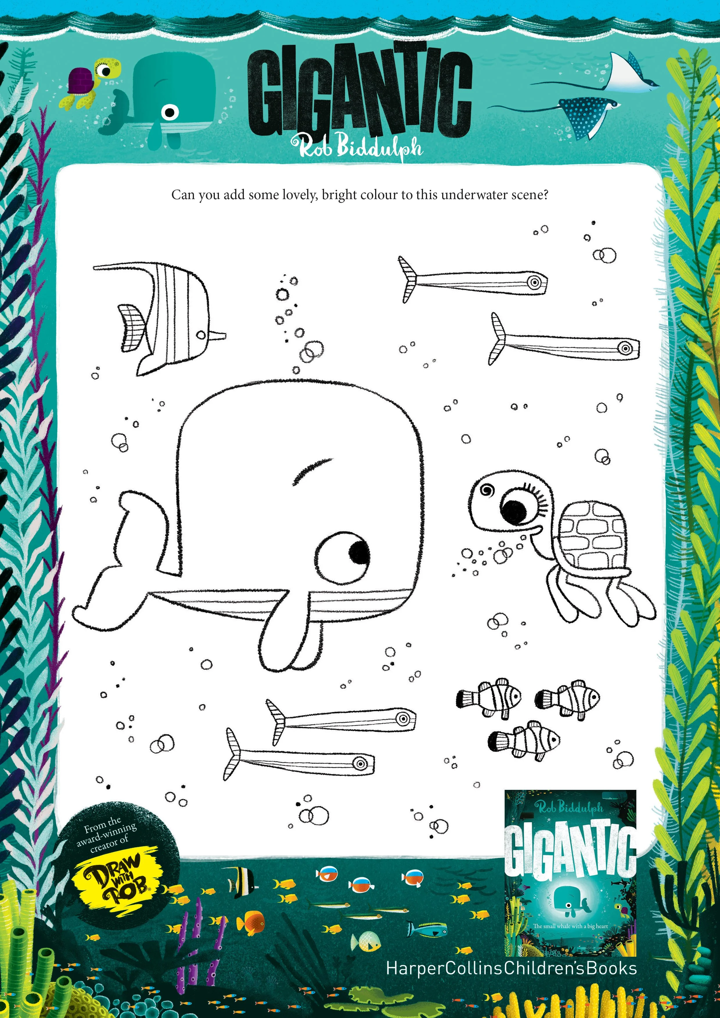 Gigantic activity sheets