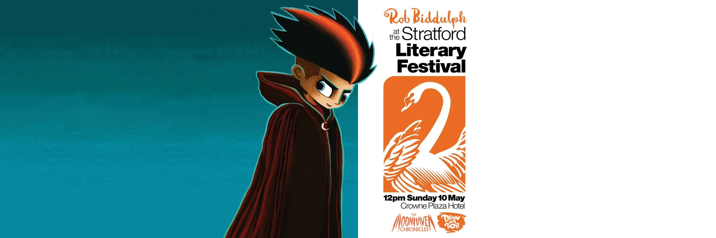 Rob Biddulph at the Stratford Literary Festival