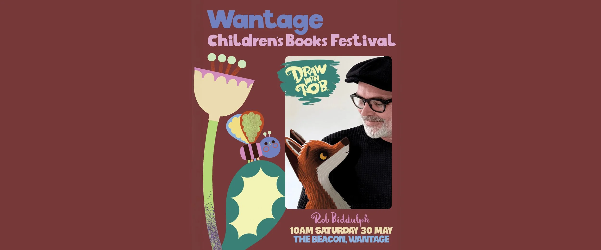 Draw With Rob at Wantage Children's Book Festival